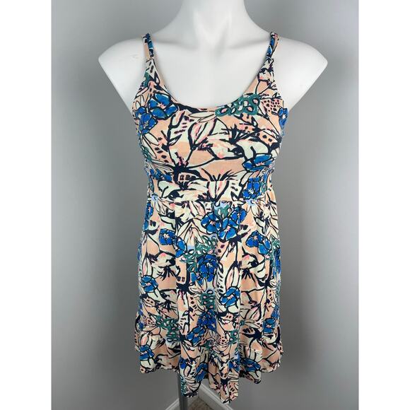 Maaji Swim Cover Up in Blue Crush Flowers Pattern Girls 14 - Picture 1 of 7